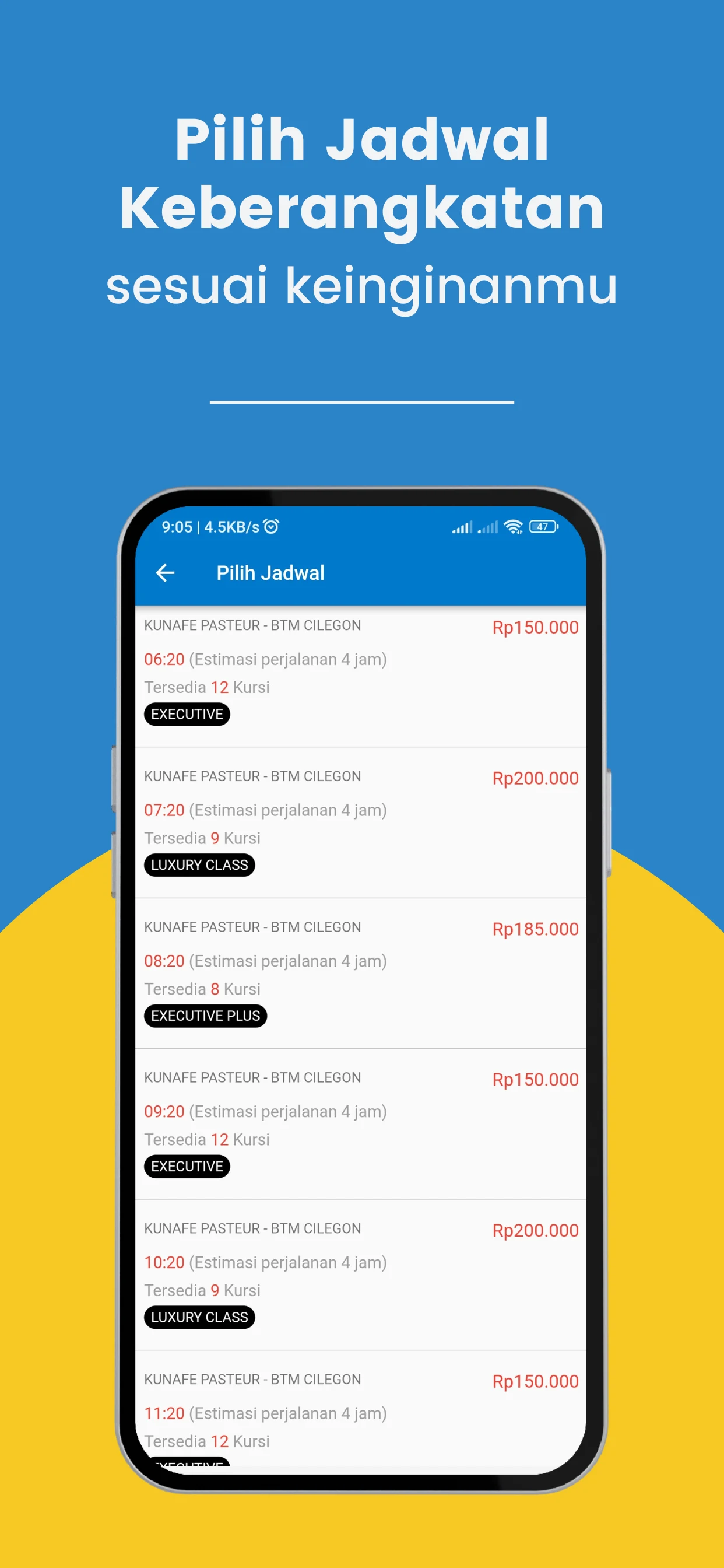 Pesan Tiket - BTM Travel screenshot